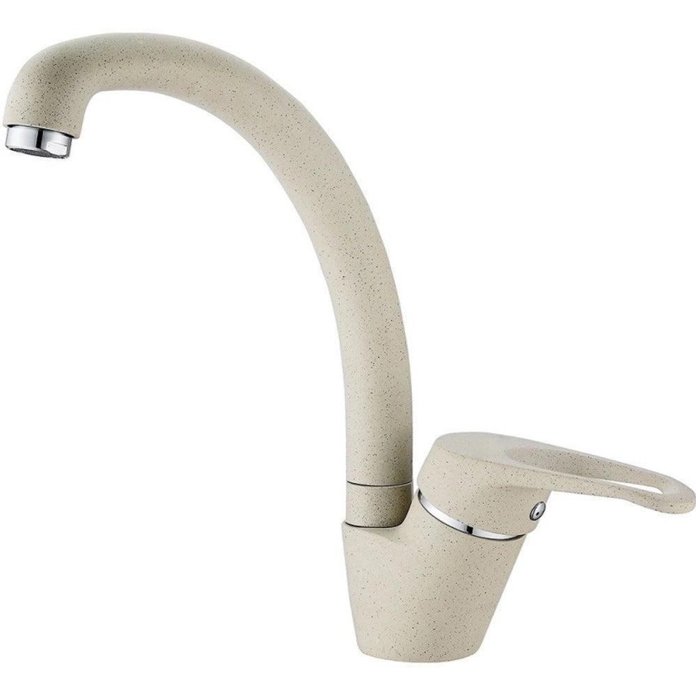 Trade Shop - Miscelatore Lavello In Pietra Avena Per Lavandino Lavello Cucina Monocomando -