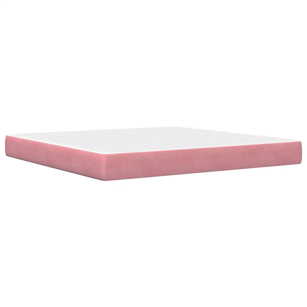 Struttura del letto con testiera Rosa 180 x 200 cm Velluto 3415223