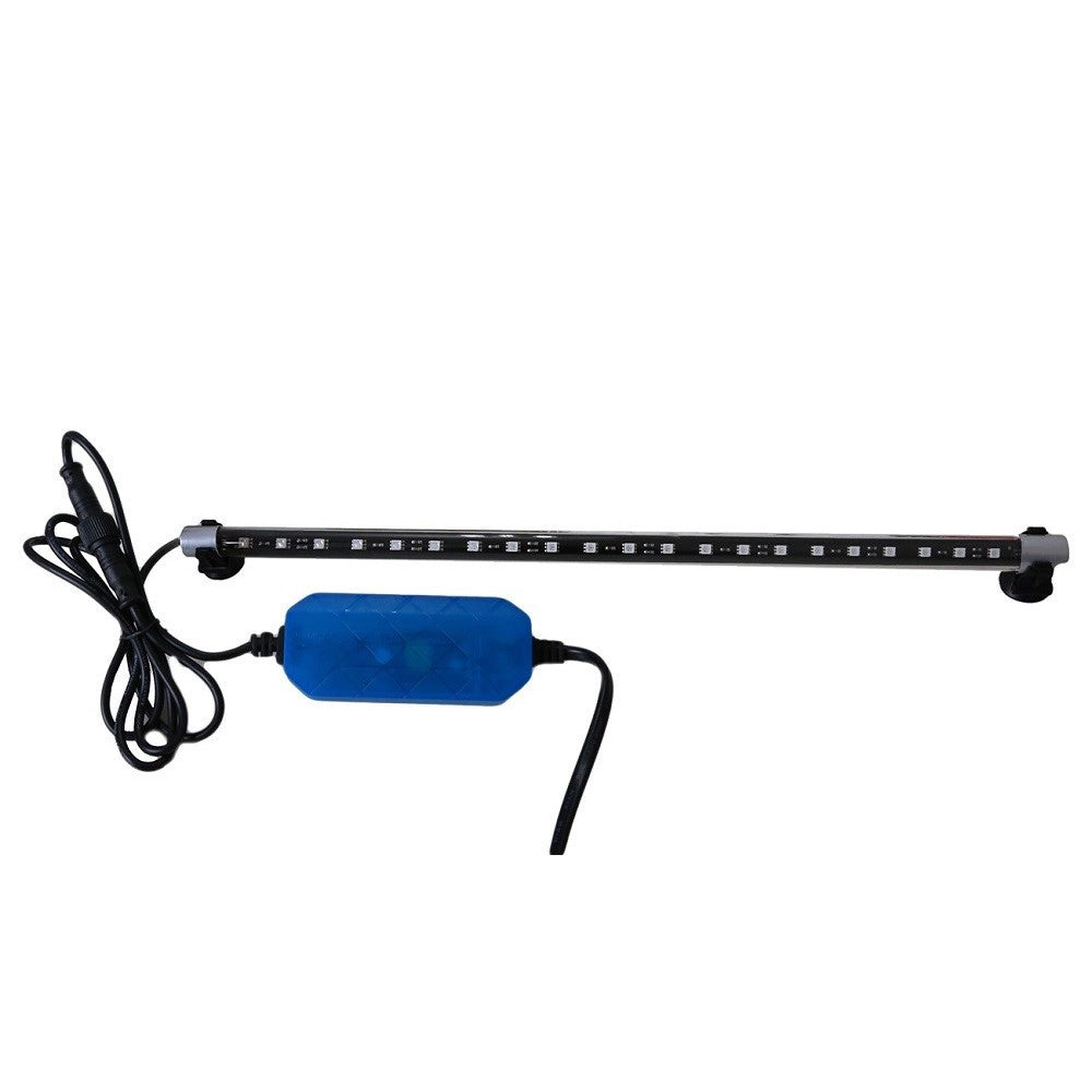 Trade Shop - Lampada Neon Led Immersione Acquario Tubo Luce Pesci T4 12 21 33 Led Colori -  1,5 Watt 12 Led