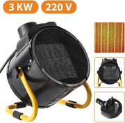Riscaldatore per ambiente - 3kW - 220V - riscaldatore portatile - 3 velocità - riscaldatore elettrico