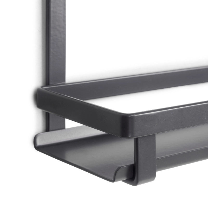 Lotto di 2 Zoccolo da cucina Plasline con accessori, altezza 100 mm, 2 barre lunghezza 2,35 m, Tecnoplastica, Nera