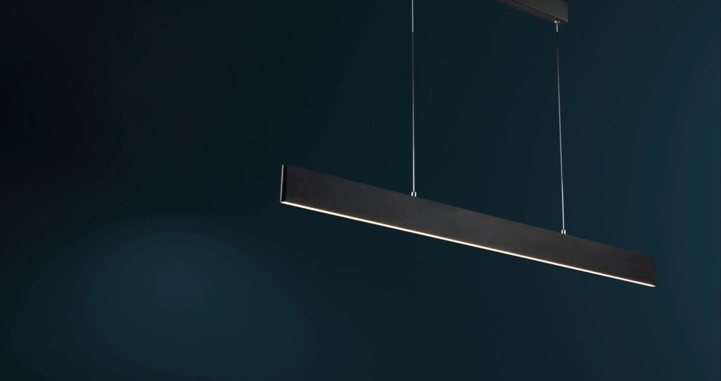 Lampada sospesa Maytoni Step LED 23W 4000K nera metallo