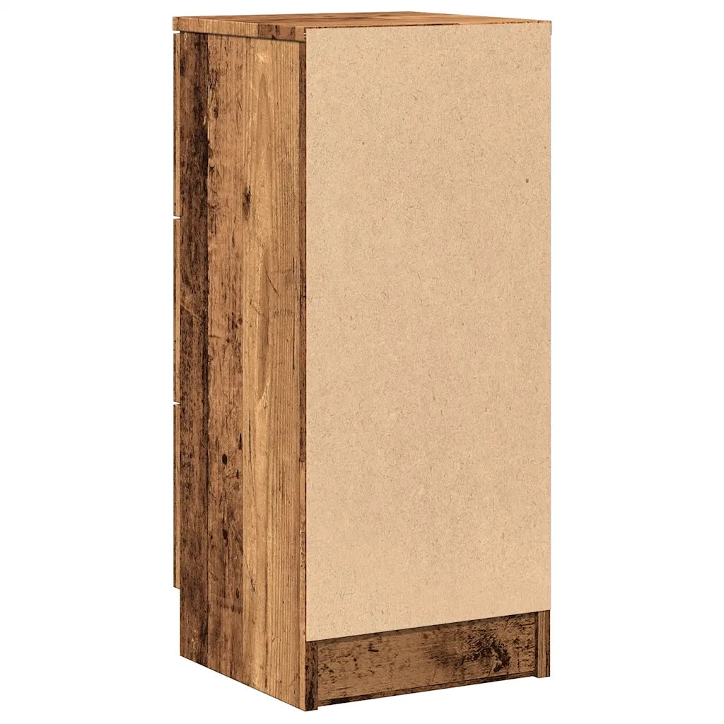 Credenze 2 pz Legno Antico 30x30x70 cm in Legno Multistrato 856956