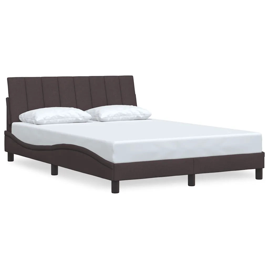 Giroletto senza Materasso Hanko Marrone Scuro 140x190 cm Tessuto