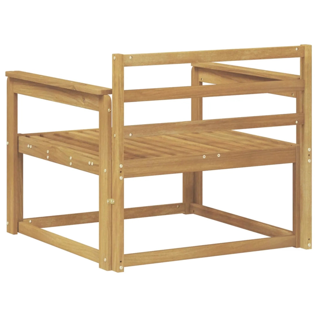 Divano centrale per esterno Legno di Acacia Massello Bianco 3438998