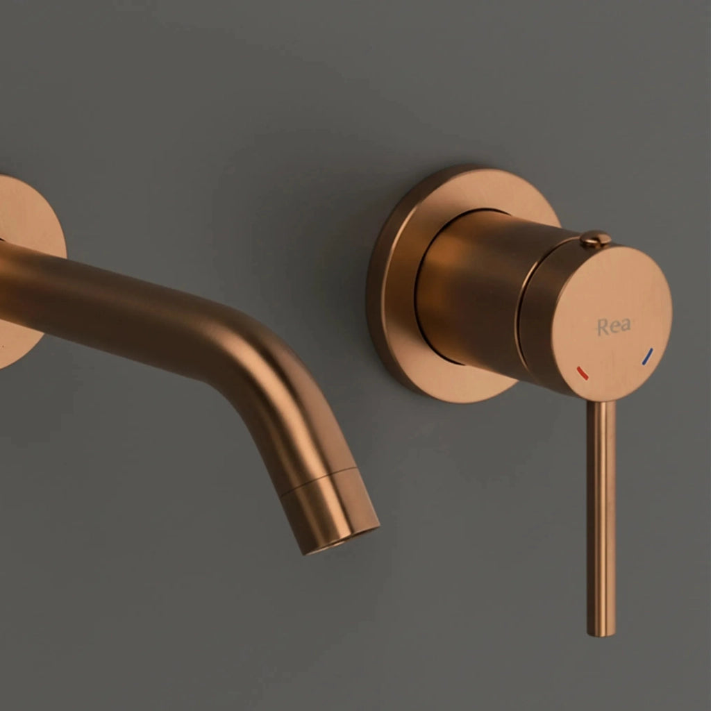 Rubinetto Da Parete Rea Clif Brush Copper