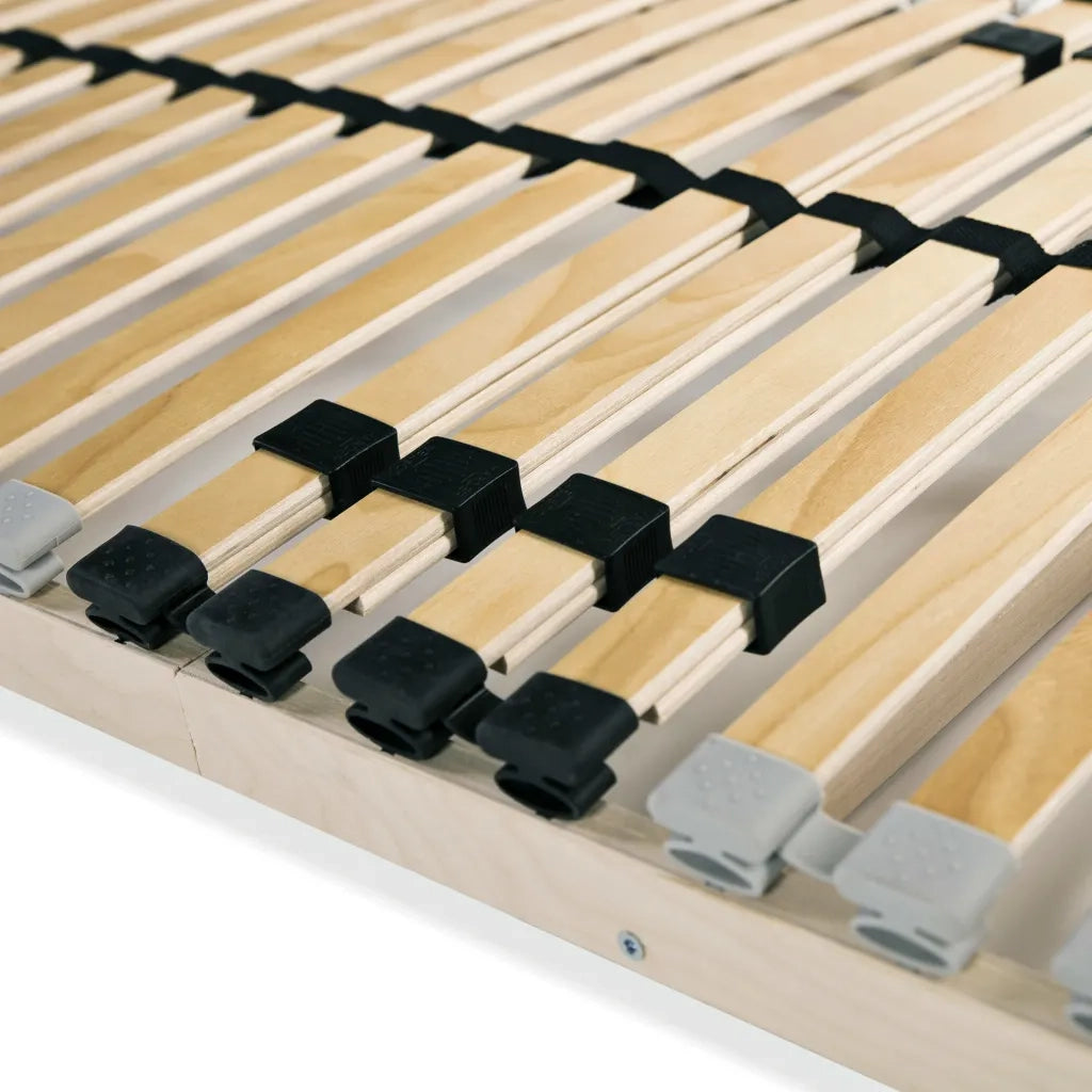 Letto singolo | Letto per adulti | Reti a Doghe 2 pz 7 Zone con 28 Doghe in Legno 70x200 cm