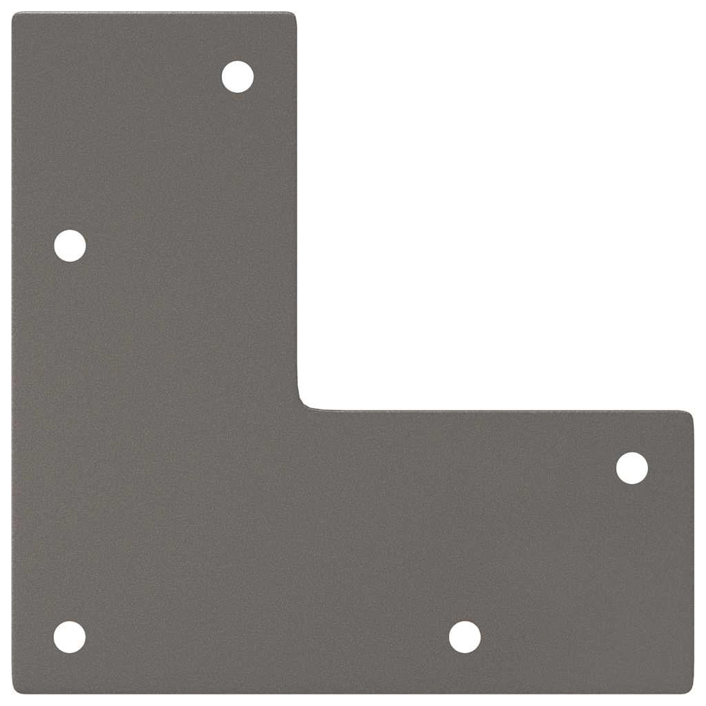 Set di 4 gambe a forcina per tavolino da 30 cm con piedini regolabili design moderno in acciaio naturale 02_0056738