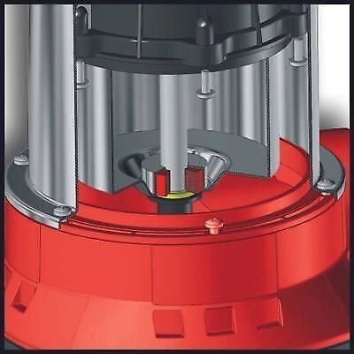 Einhell GC-DP 1340 G Pompa per Acque Scure 1300W 23000 l-h Prevalenza 10m Corpo Acciaio Inox colore Rosso