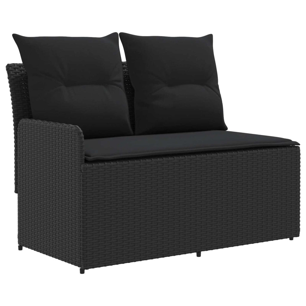 Sofa da giardino-Divano con braccioli da giardino con divano angolare 2 Pezzo 163101