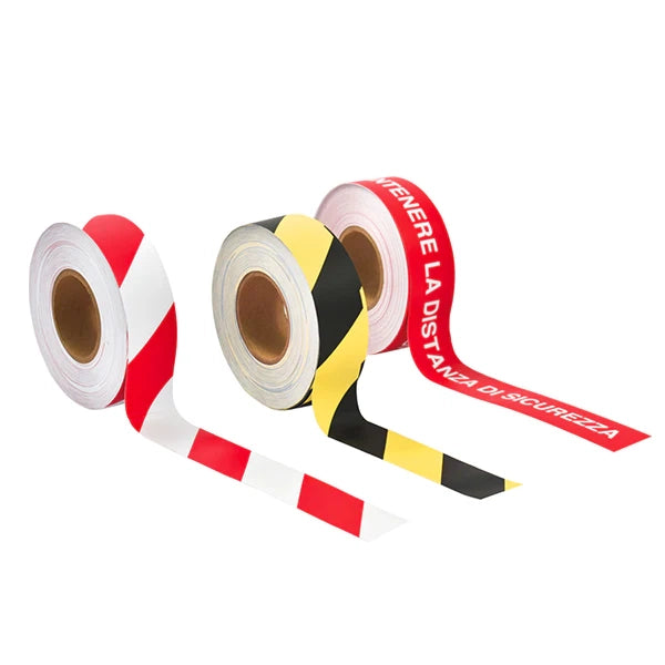 Adesivo Bobina BIANCO ROSSO 50 M