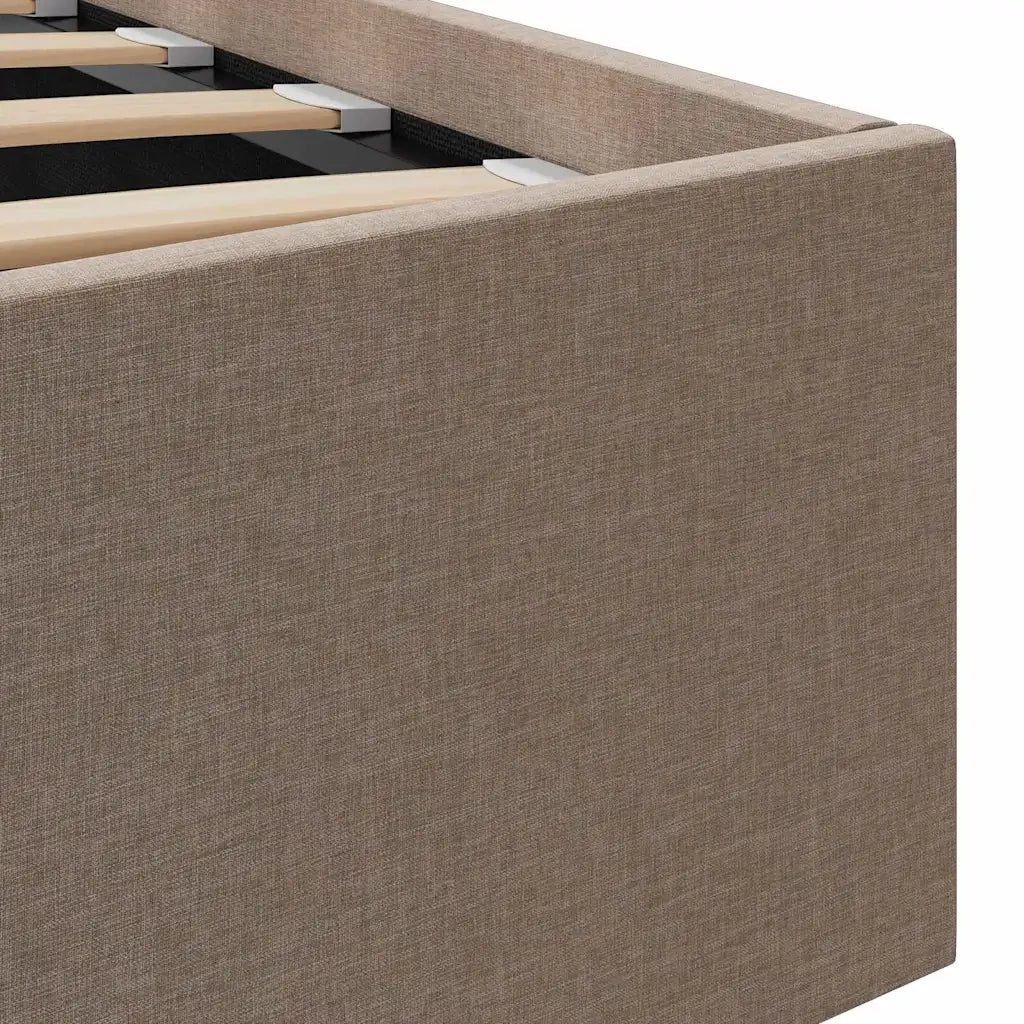 Giroletto con Contenitore Grigio Talpa in Tessuto 160x200 cm 285598