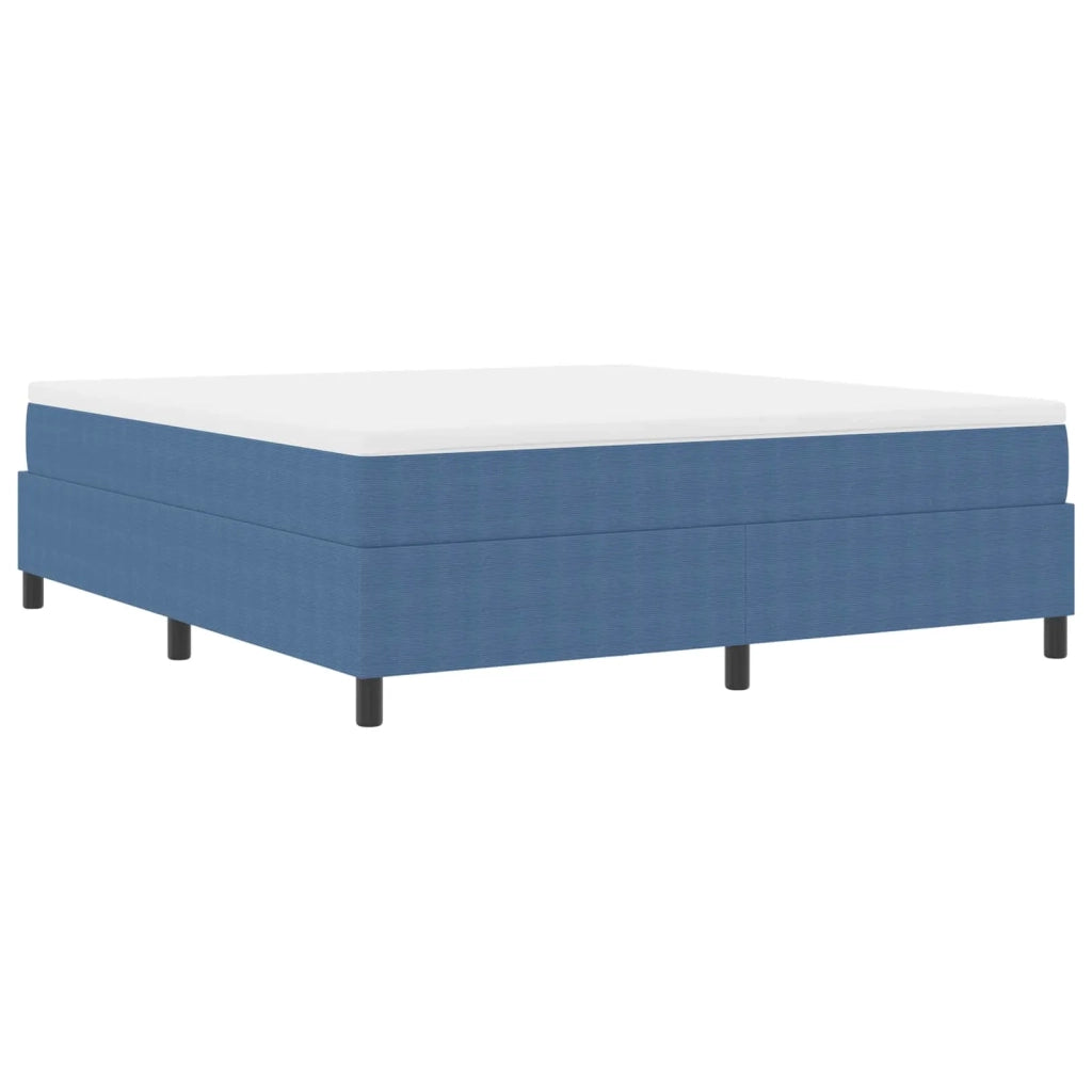 Struttura letto piattaforma-Giroletto-Rete del Letto Blu 180 x 200 cm Tessuto in Cords