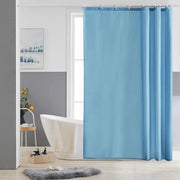 Gordino Anti Schimmel Stoffa Poliestere Impermeabile per Doccia o Bagno 10 Hacchè per Doccia Blu Pastello 150x180cm.