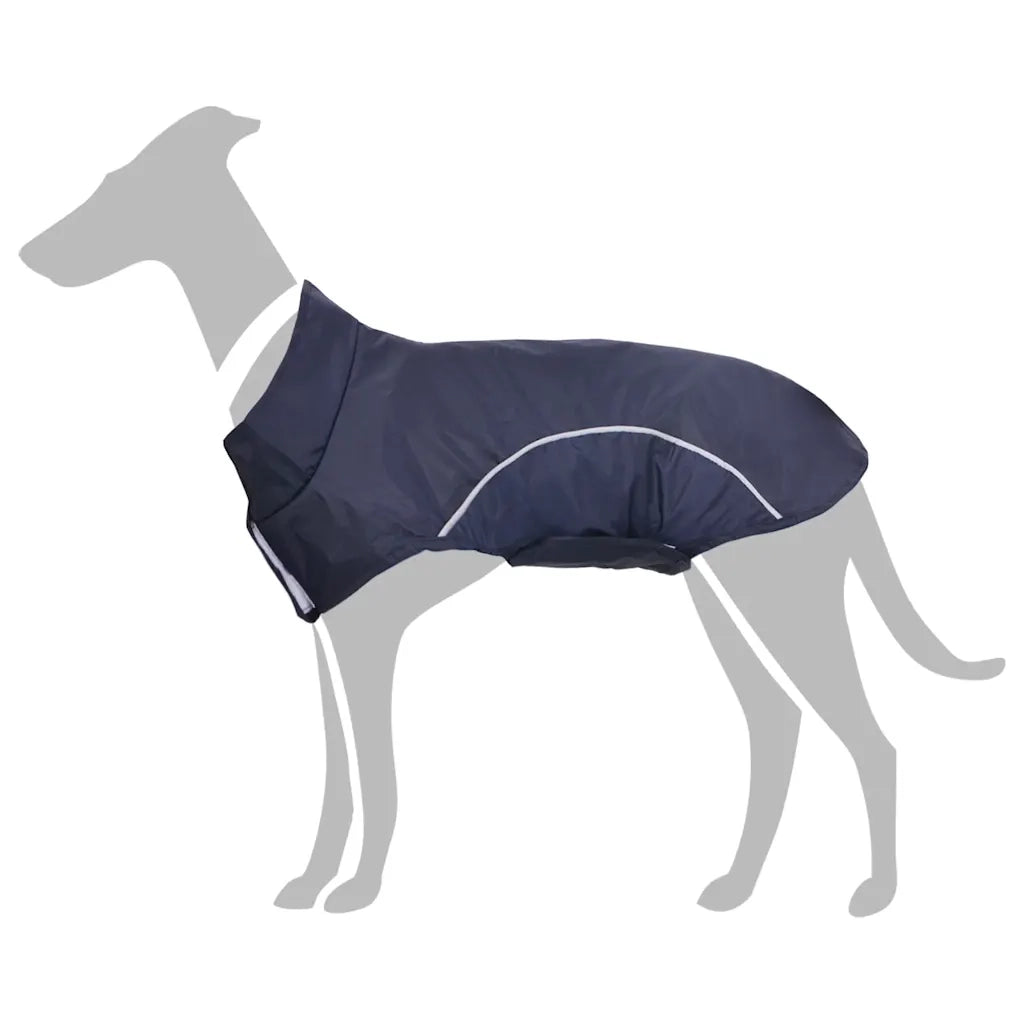 Impermeabile per Cani con Strisce Riflettenti Poliestere XXS CFW6875784
