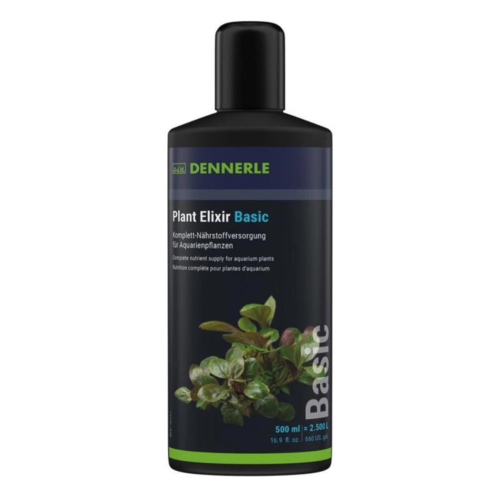 Dennerle Plant Elixir Basic - fertilizzante completo per piante acquatiche Formato: 500 ml