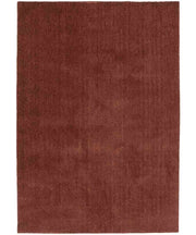 Tappeto FEEL TERRACOTTA cm.120x170 tinta unita moderno, pelo morbido resistente e lavabile in lavatrice