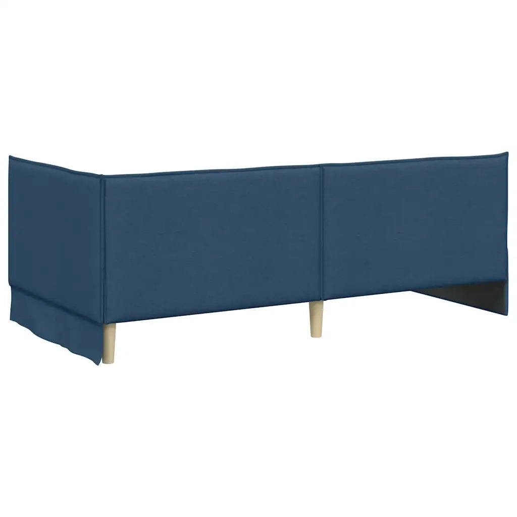 Struttura Letto Angolare con Materasso 2 pcs Blu Velluto 3394028