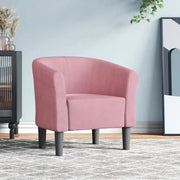 Poltrona Cabriolet Rosa in Velluto 356446