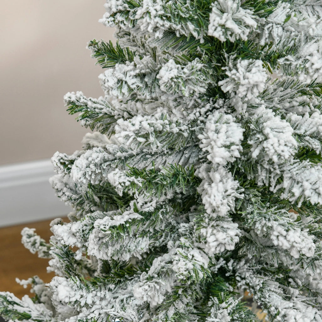 Albero di Natale Artificiale 120 cm ¨C Minimal ¨C Effetto Neve 200 Rami