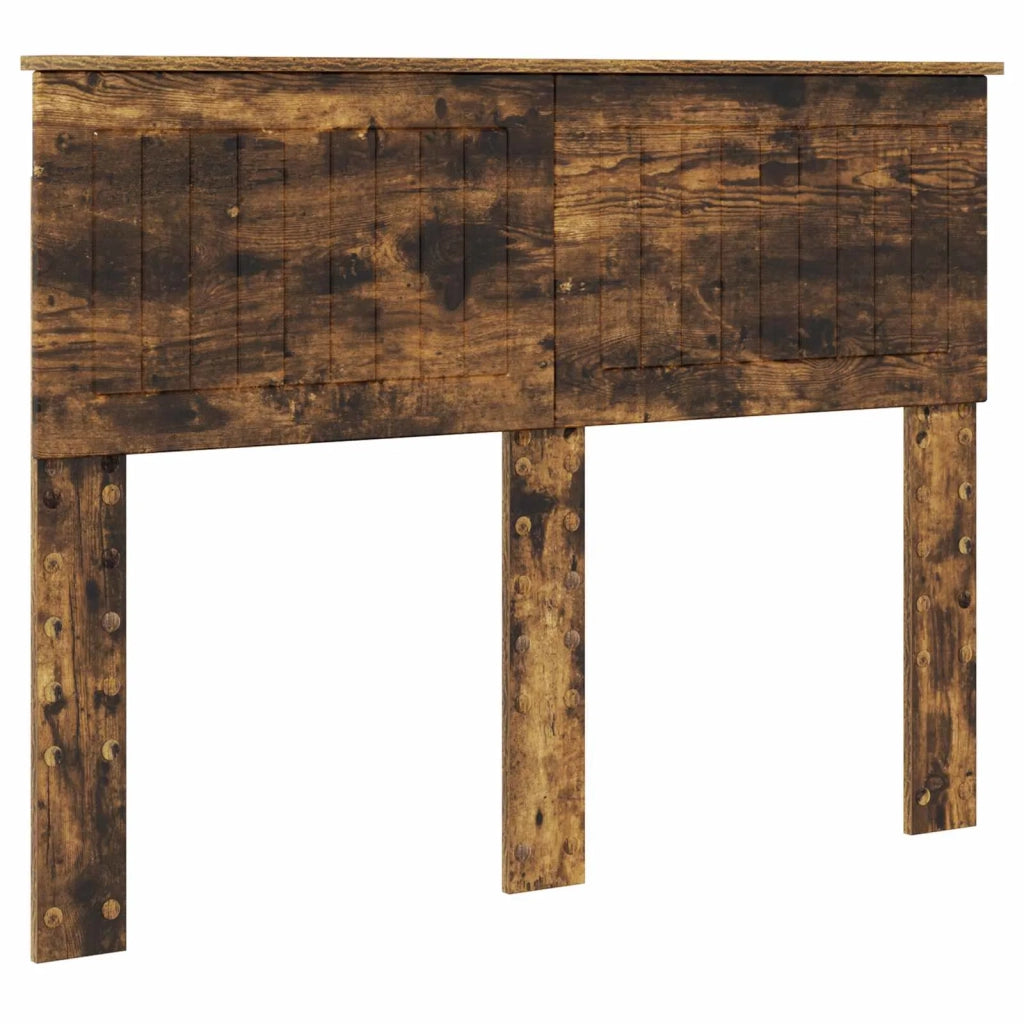 Struttura del letto Rovere fumé 120 x 190 cm Pino massello