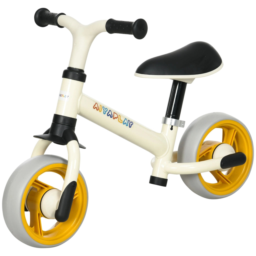 Bicicletta di Equilibrio Bambini ¨C zephmum ¨C Bianco e Arancio 66.5x34x47 cm