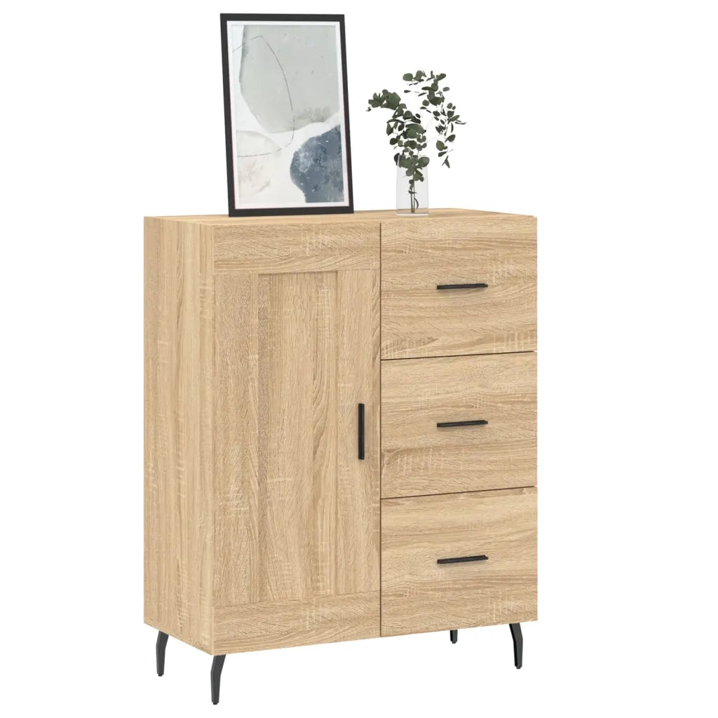 Credenza Rovere Sonoma 69,5x34x90 cm in Legno Multistrato 830279