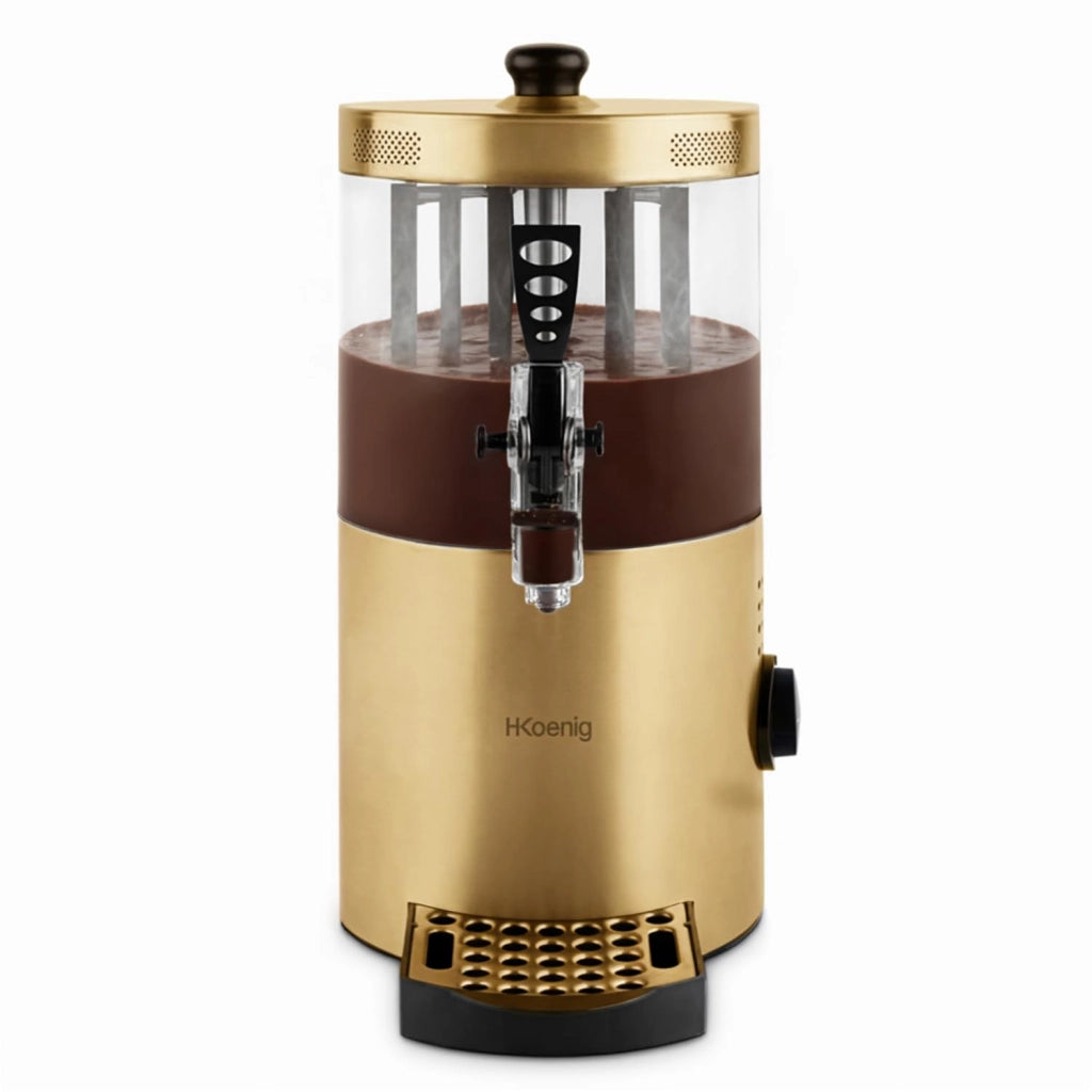 Macchina dispenser per cioccolata calda, 3L, 1200W, oro