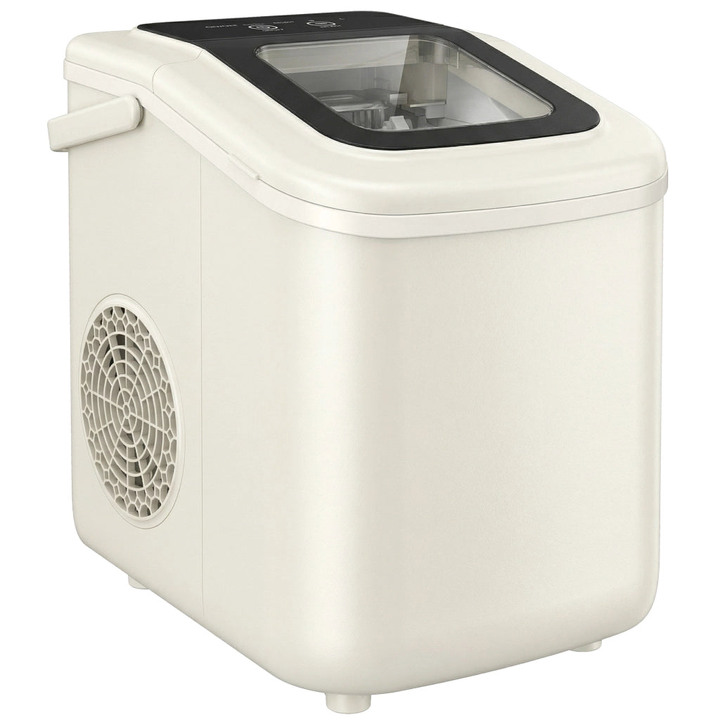 Macchina del Ghiaccio Autopulente 12 kg/24h ¨C Minimal ¨C Beige