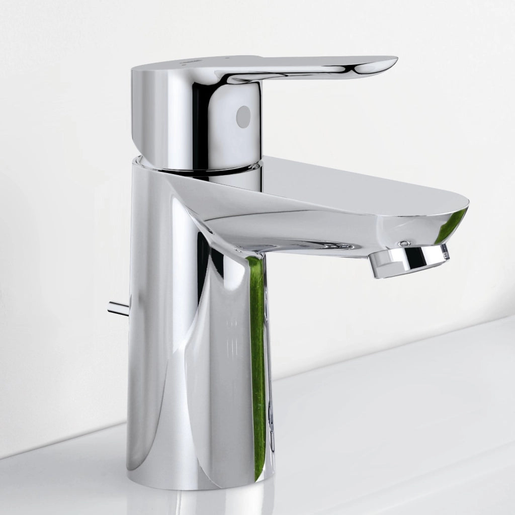 Rubinetto Miscelatore Monocomando per Lavabo Serie Bauedge Scarico 11/4