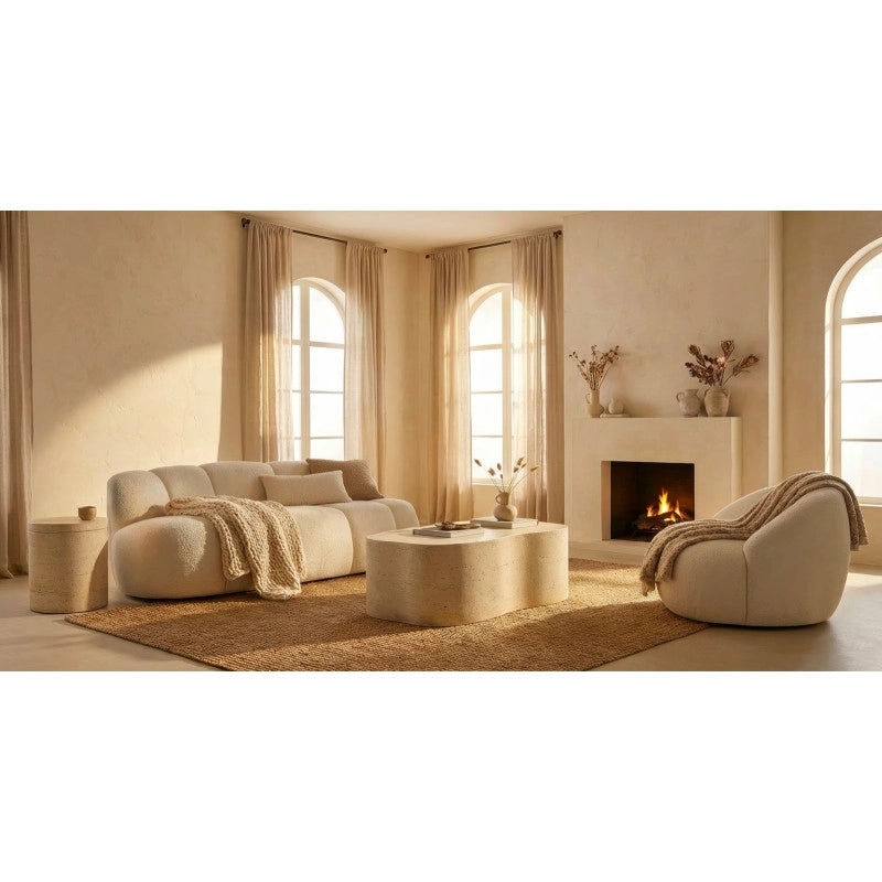 Divanetto Ball Bianco cm 145x80x69