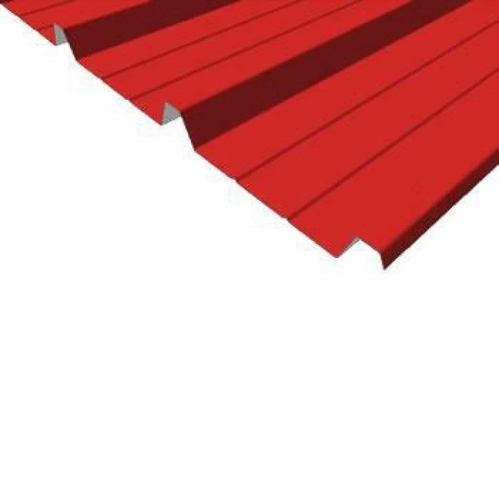 Lastra grecata in lamiera profil o 40 - mt.05 rosso b08wz3m5bl