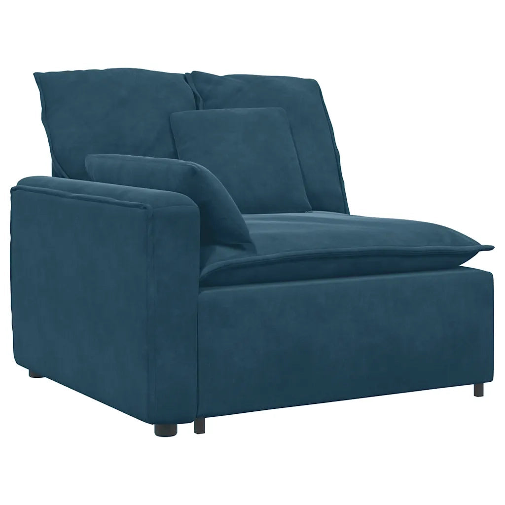 Modulo Terminale Bracciolo Divano Modulare con Cuscini-Sofa Modulare-Divanetto 100 cm 726834