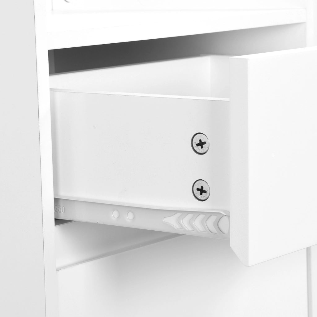 Scarpiera Panca Ingresso con Appendiabiti e Ganci ¨C MINIMAL ¨C Bianco, 4 Ganci, H180xL100xP35 cm