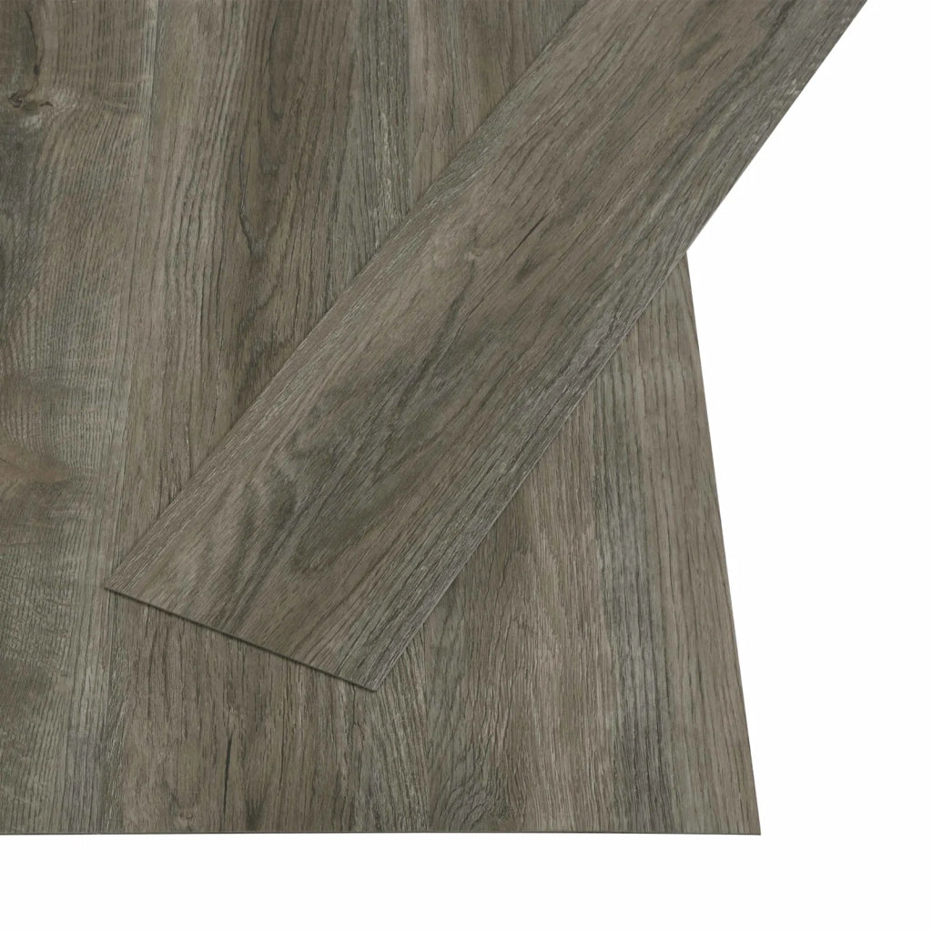 Listello per Pavimentazione Autoadesivo 32 pz Grigio e Marrone CFW3145418