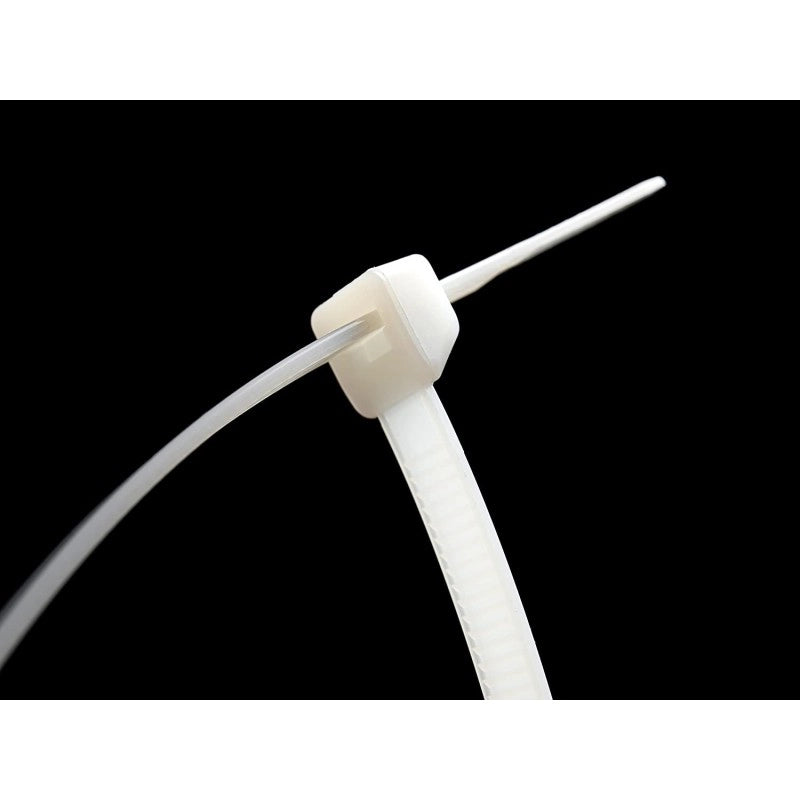 Fascette bianche in nylon 2,5x150 100pz