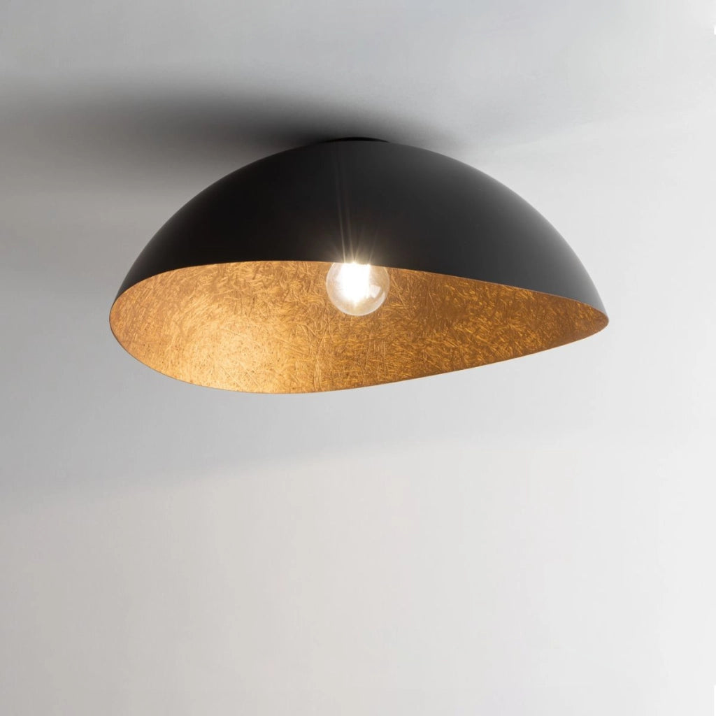 Plafoniera Solaris nera rame Ø33 E27 Sigma Lighting