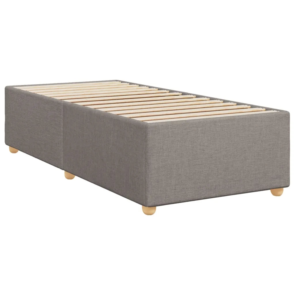Giroletto a Molle con Materasso Tortora 80x200 cm inTessuto 3293425