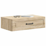 Tavolino da Parete Laterale | Tavolo laterale | Tavolino Rovere Sonoma 59 x 34,5 x 17 cm
