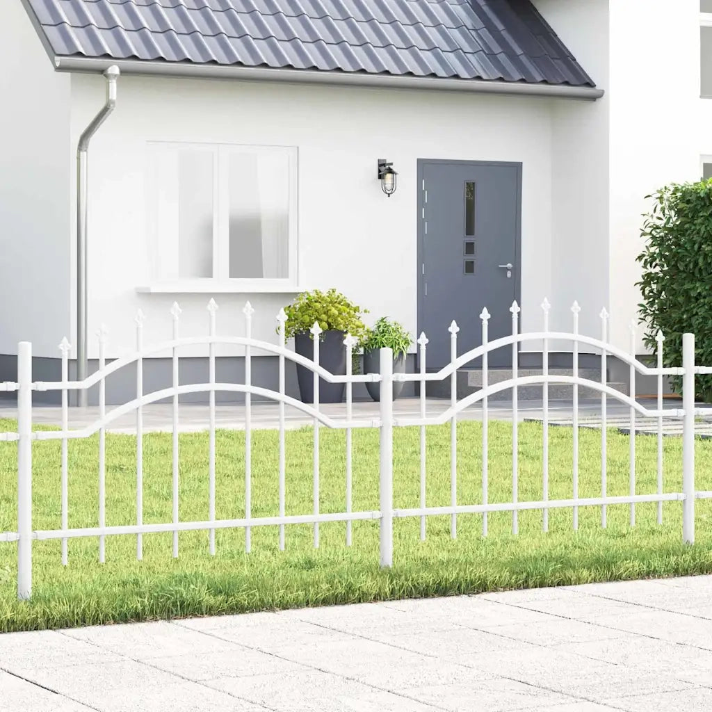 Recinzione per Giardino | Recinzione da cortile Woerden Bianco 240 x 115 cm
