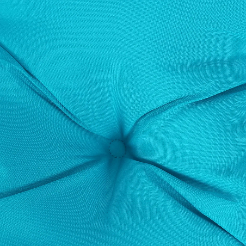 Cuscini per Sedia 4 pz | Cuscini per sedie Turchese 40x40x7 cm Tessuto