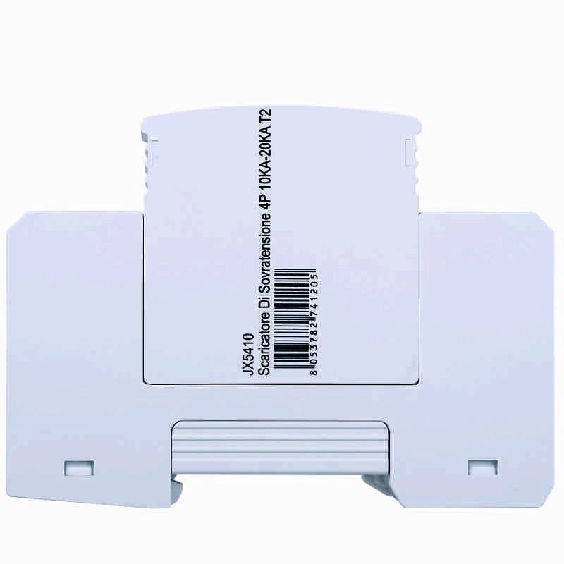 Scaricatore Di Sovratensione 220V T2 4P 275V 10KA Occupa 4 Moduli DIN