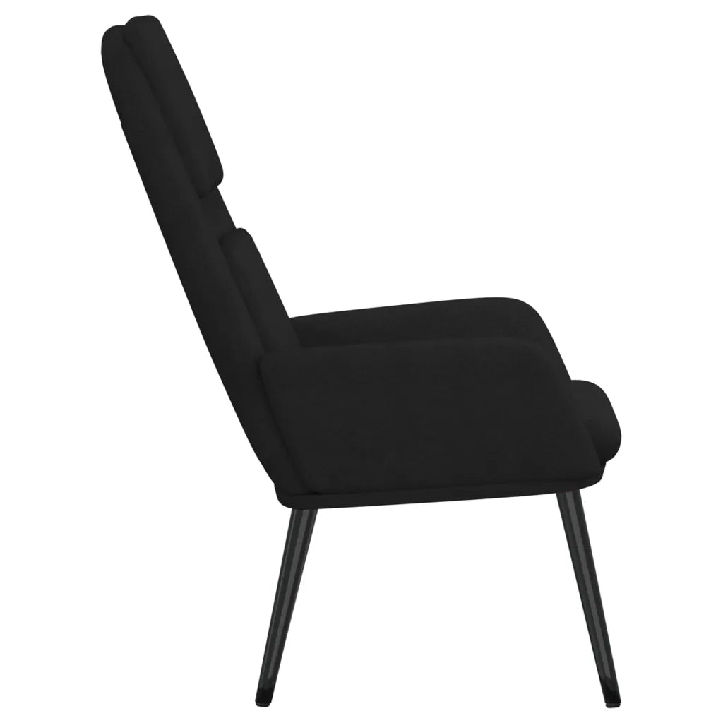 Sedia Relax Nera in Tessuto 341318