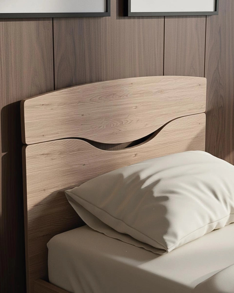 Letto Smile con fascioni e pediera - Letto singolo 87 x 197 - Struttura virginia - Rete e materasso esclusi_