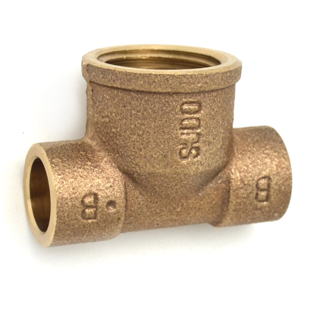 TEE BRONZO  F.  A SALDARE- 1/2 x 12- FRABO- pezzi 1