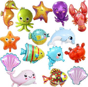 15 pezzi di palloni di tema balena e pesce - decorazioni per bambini, tema acquatico, compleanni e feste per bambini