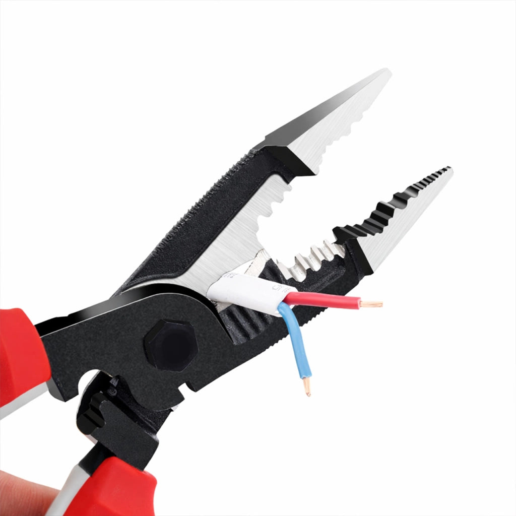 Pinza Elettricista 9 in 1 – Multiuso 215 mm | Acciaio Cr-V, Manico Antiscivolo