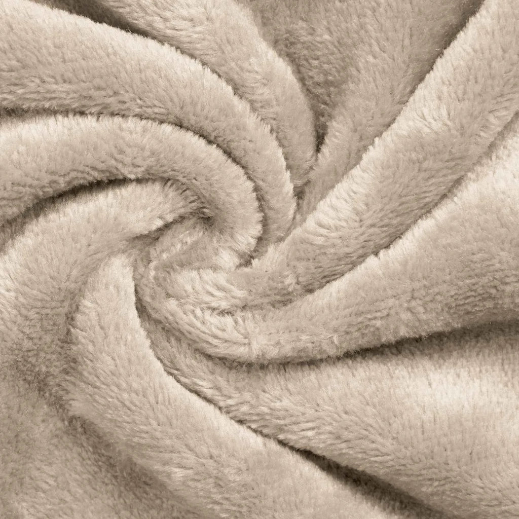 Felpa coperta Beige M Pile e Flanella 42017181