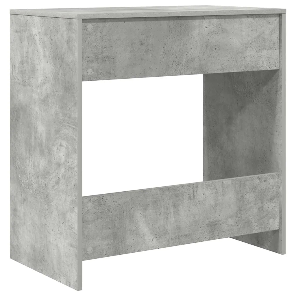 Scrivania | Tavolo da Ufficio Grigio cemento 77.5 x 43 x 79 cm Legno multistrato