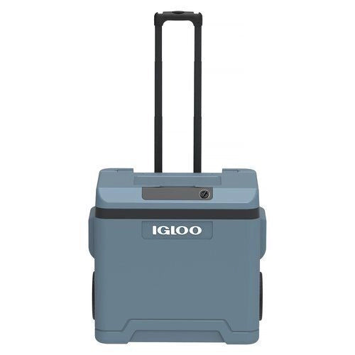 Igloo IE42 Frigorifero Portatile Termoelettrico 42 L 12V 230V con Ruote e Maniglia Telescopica Classe D colore Blu